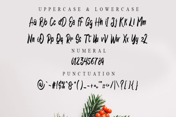 Great in December Font Poster 4