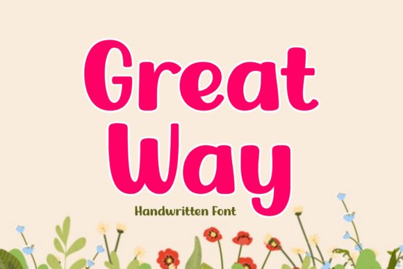 Great Way Font Poster 1