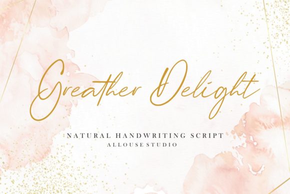 Greater Delight Font Poster 1