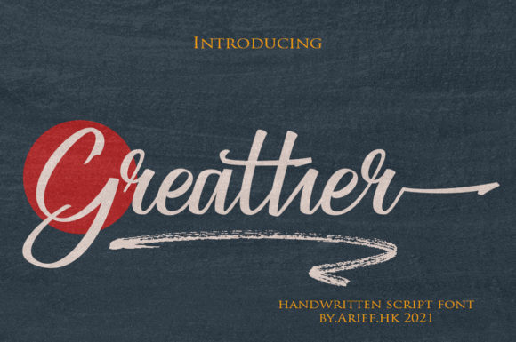 Greather Font Poster 1