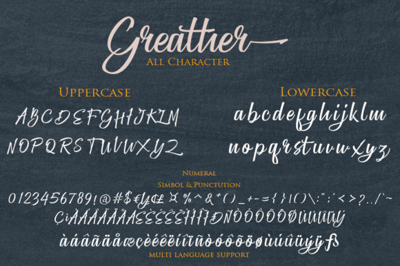 Greather Font Poster 2