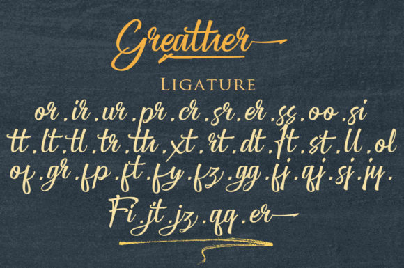 Greather Font Poster 4