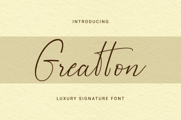 Greatton Font Poster 1