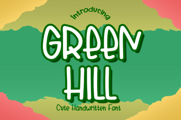 Green Hill Font Poster 1