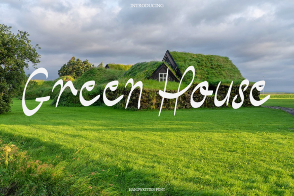 Green House Font Poster 1