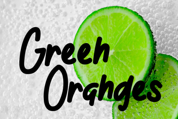 Green Juice Font Poster 3
