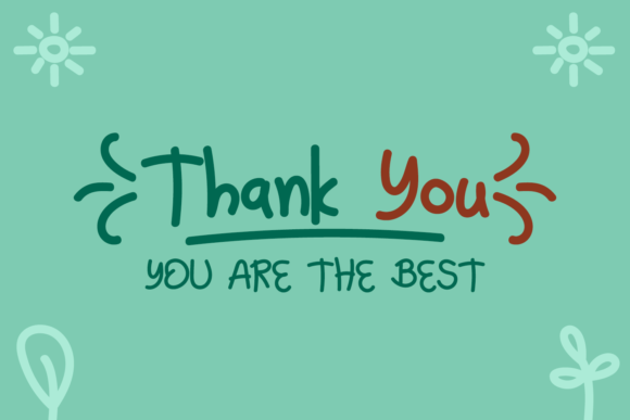 Green Kids Font Poster 8