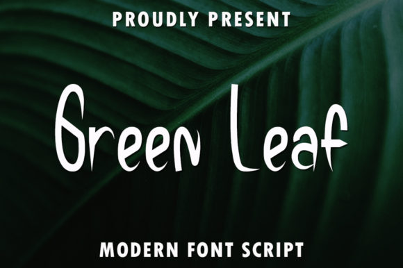 Green Leaf Font