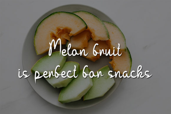 Green Melon Font Poster 4