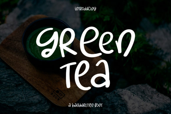 Green Tea Font Poster 1