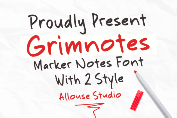 Grimnotes Font Poster 1