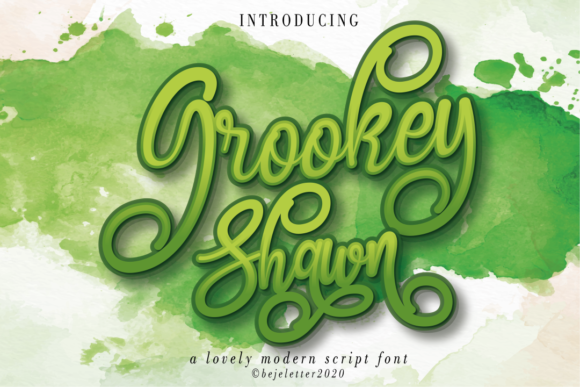 Grookey Shawn Font