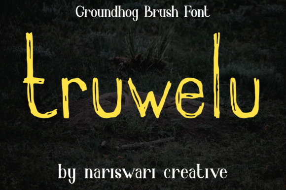 Groundhog Font Poster 2
