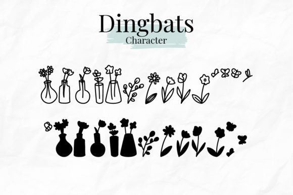 Growing Garden Font Poster 7