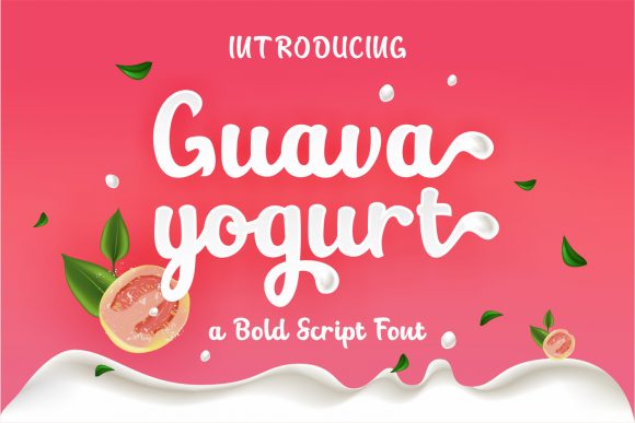Guava Yogurt Font Poster 1