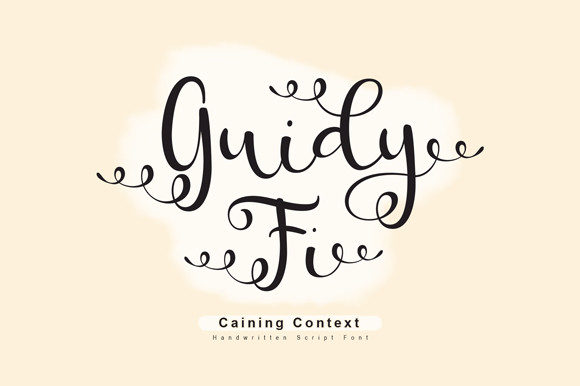 Guidy Fi Font Poster 1