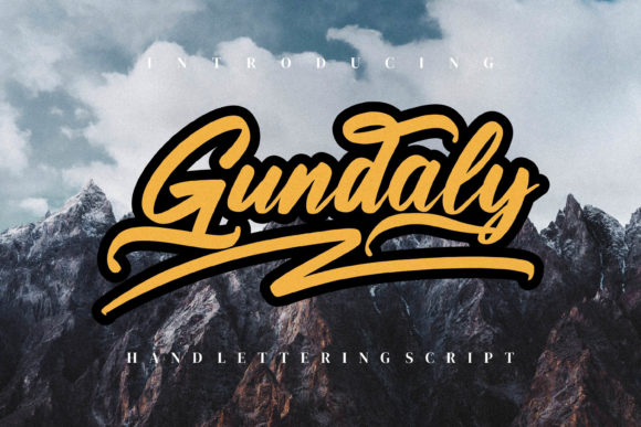 Gundaly Font Poster 1