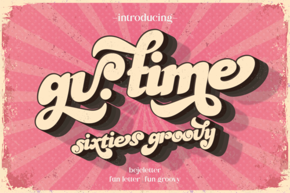 Gv. Time Font Poster 1