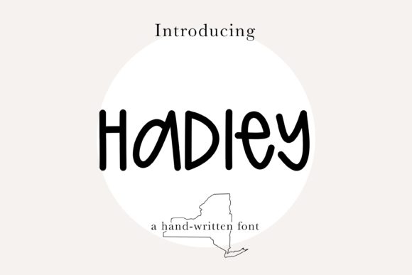 Hadley Font Poster 1