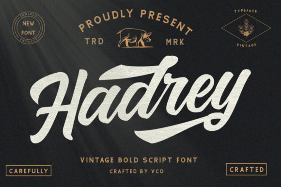 Hadrey Font Poster 1