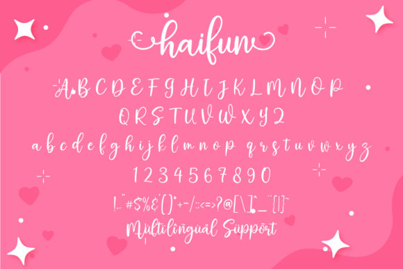 Haifun Font Poster 6