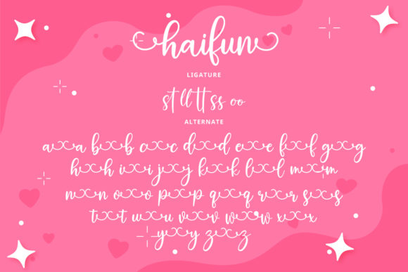 Haifun Font Poster 7