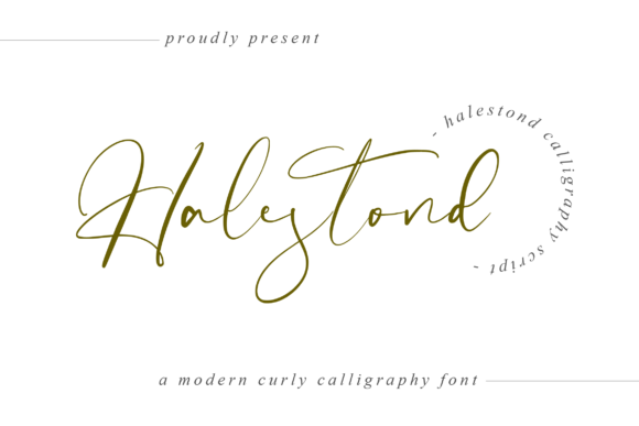 Halestond Font Poster 1