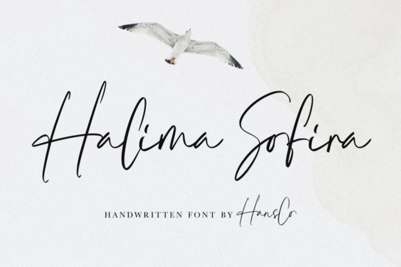 Halima Sofira Font Poster 1