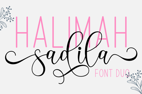 Halimah Sadila Font Poster 1