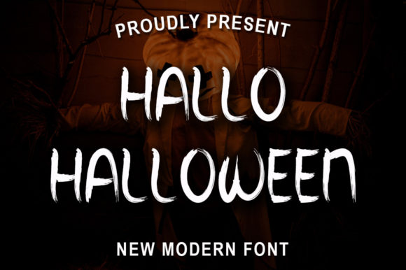 Hallo Halloween Font Poster 1