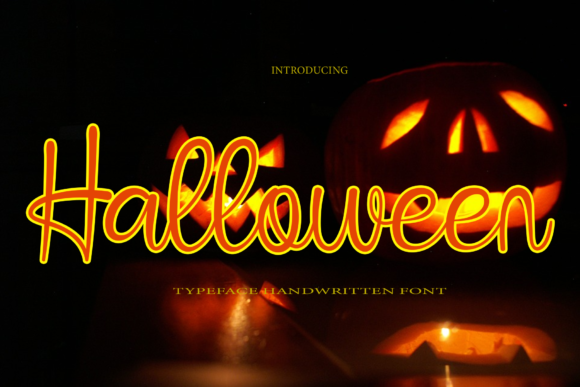 Halloween Font Poster 1