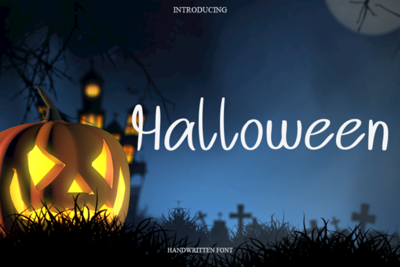 Halloween Font Poster 1