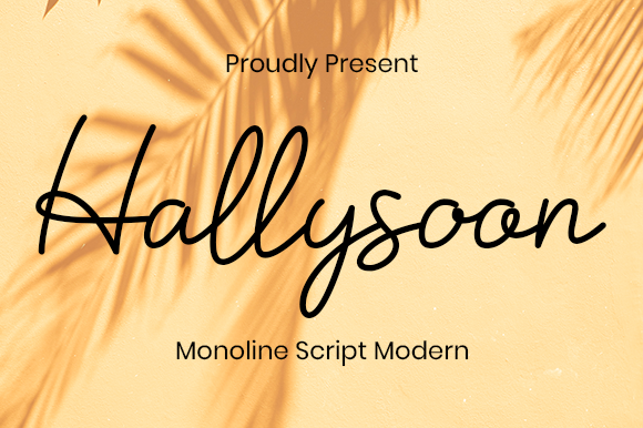 Hallysoon Font Poster 1