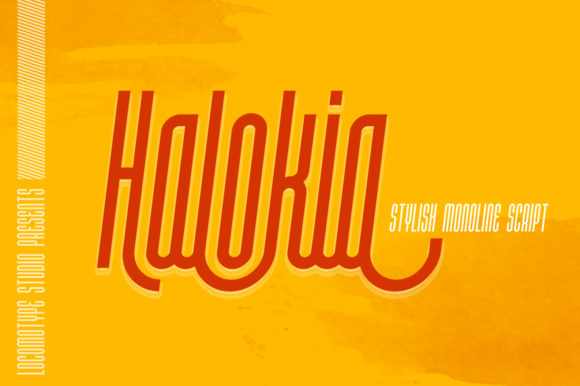 Halokia Font Poster 1