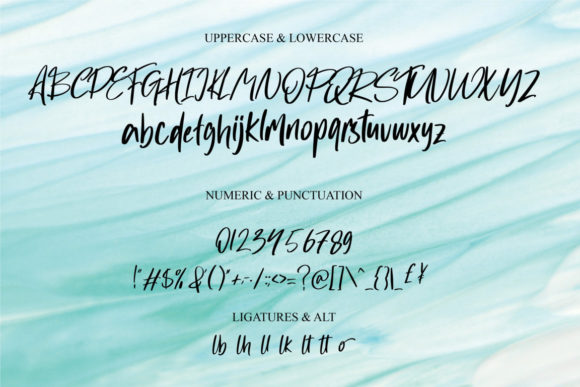 Haltmoon Font Poster 7