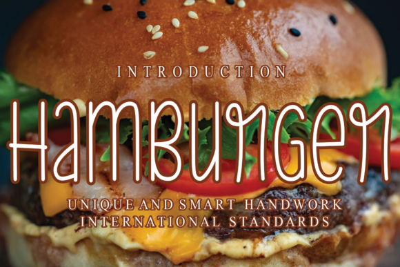 Hamburger Font