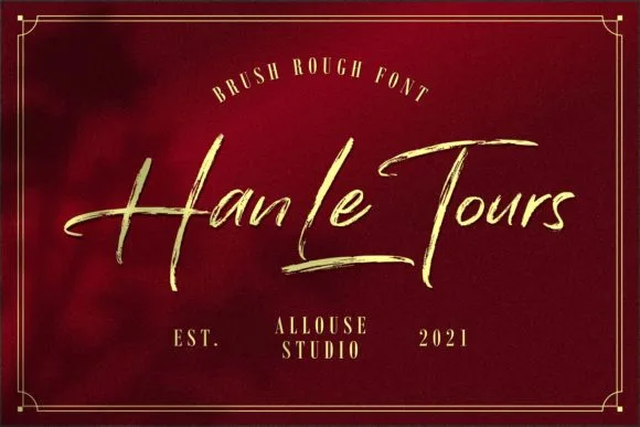 Han Le Tours Font Han Le Tours Font Poster 1