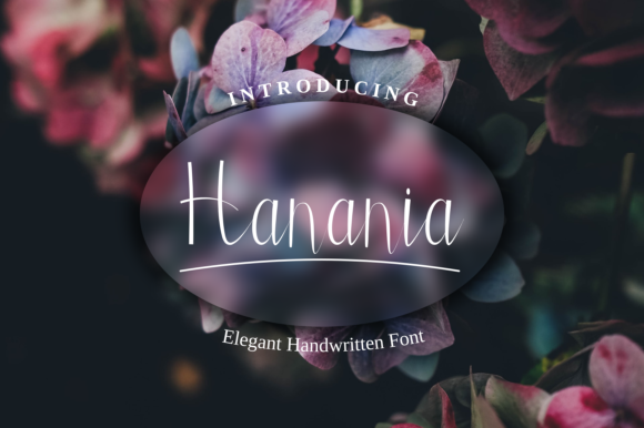 Hanania Font Poster 1
