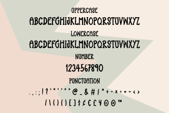 Hand Mirror Font Poster 3