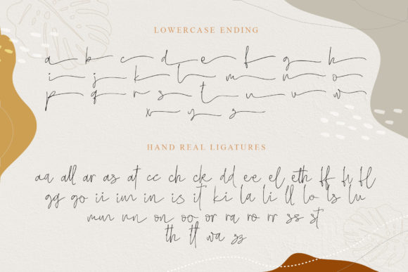 Hand Real Font Poster 5