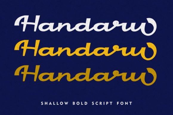 Handaru Font Poster 1