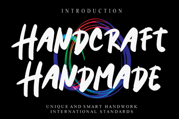 Handcraft Handmade Font Poster 1