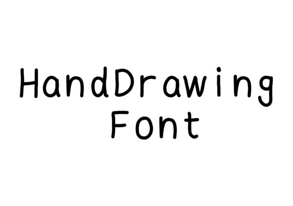 HandDrawing Font Poster 1