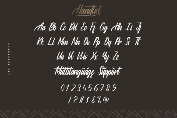 Handlist Font Poster 5