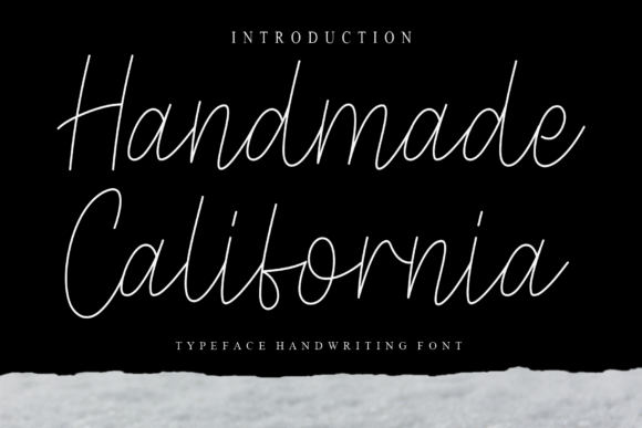 Handmade California Font