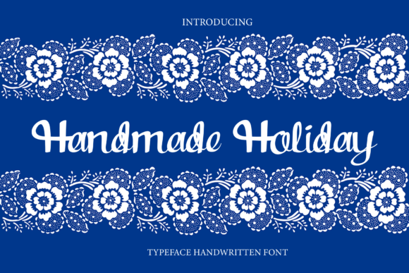 Handmade Holiday Font Poster 1
