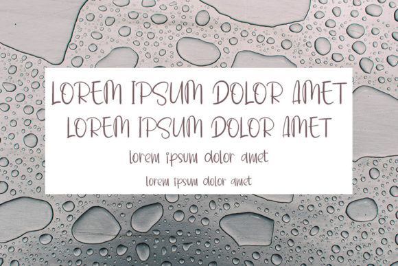 Handmade Signature Font Poster 3