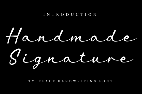 Handmade Signature Font Poster 1