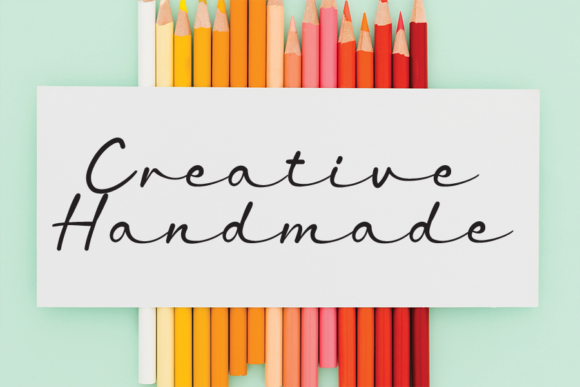 Handmade Signature Font Poster 5