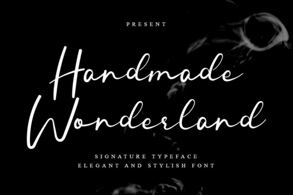 Handmade Wonderland Font Poster 1